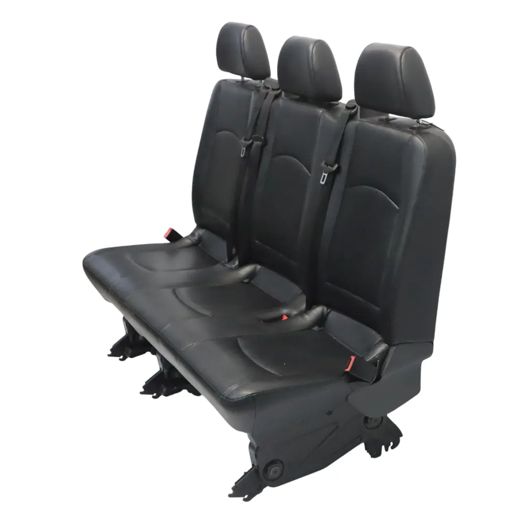 Mercedes Vito W639 Rear Seats 2nd Row Three Seater Bench Leather Anthracite - SKU A6399505208 - Part number A6399505208