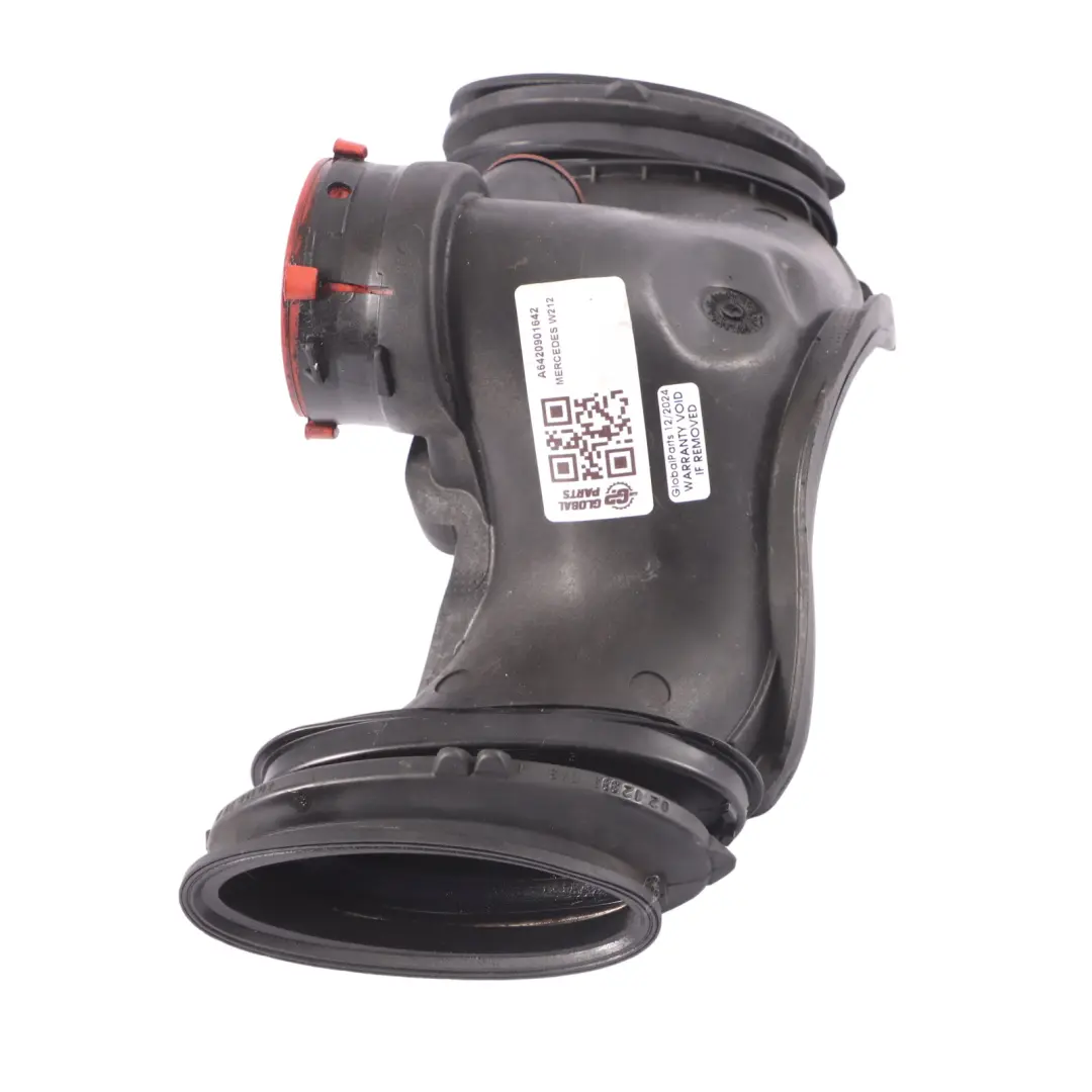 Pipe Mercedes W212 W221 OM642 Line Duct Air Flow Mass Meter to Turbo with Part number A6420901642 Turbo Pipe Mercedes W212 W221 OM642 Line Duct Air Flow Mass Meter - SKU A6420901642 - Part number A6420901642