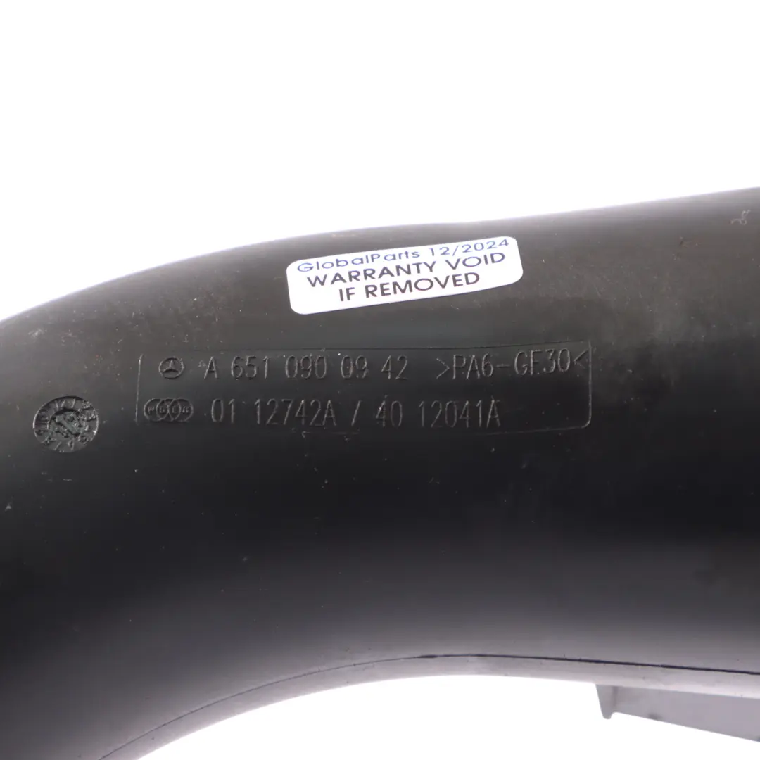 Mercedes W166 OM651 Przewód Powietrza - SKU A6510900942 - Numer Części A6510900942