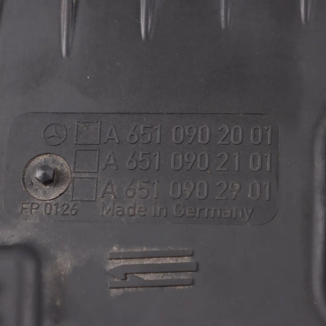 Mercedes W166 W204 OM651 Caja del filtro de aire diesel - SKU A6510902001 - Número de pieza A6510902001