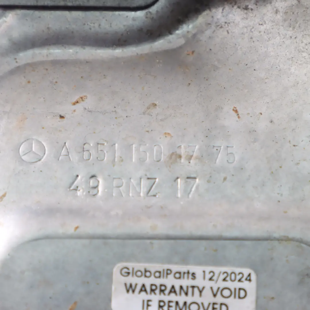 OM651 Heat Shield Starter Motor Cover to Mercedes ML W166 Diesel with Part number A6511501775 Mercedes ML W166 Diesel OM651 Heat Shield Starter Motor Cover - SKU A6511501775 - Part number A6511501775