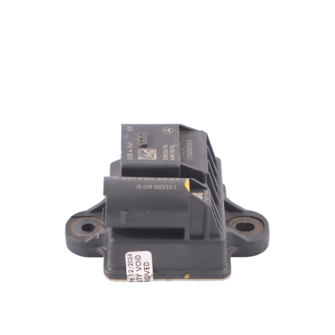 Modulo unità relè candelette per Mercedes X253 con numero di parte A6519003003 Mercedes X253 Modulo unità relè candelette - SKU A6519003003 - Numero di parte A6519003003