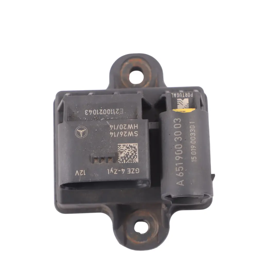 Glow Plug Relay Unit Module to Mercedes X253 with Part number A6519003003 Mercedes X253 Glow Plug Relay Unit Module - SKU A6519003003 - Part number A6519003003
