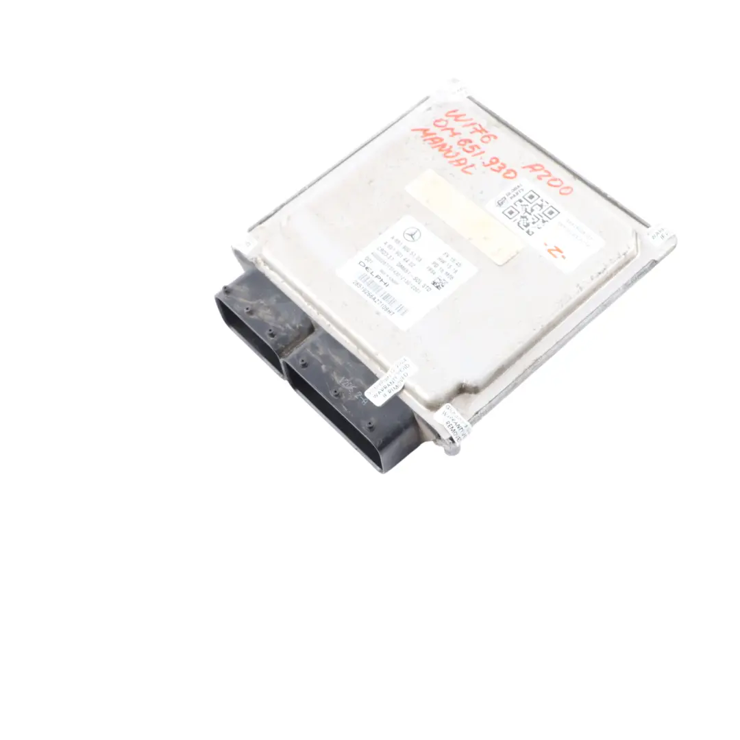 Mercedes A200 W176 2.1L OM651.930 Engine Control Unit ECU Manual - SKU A6519005103 - Part number A6519005103