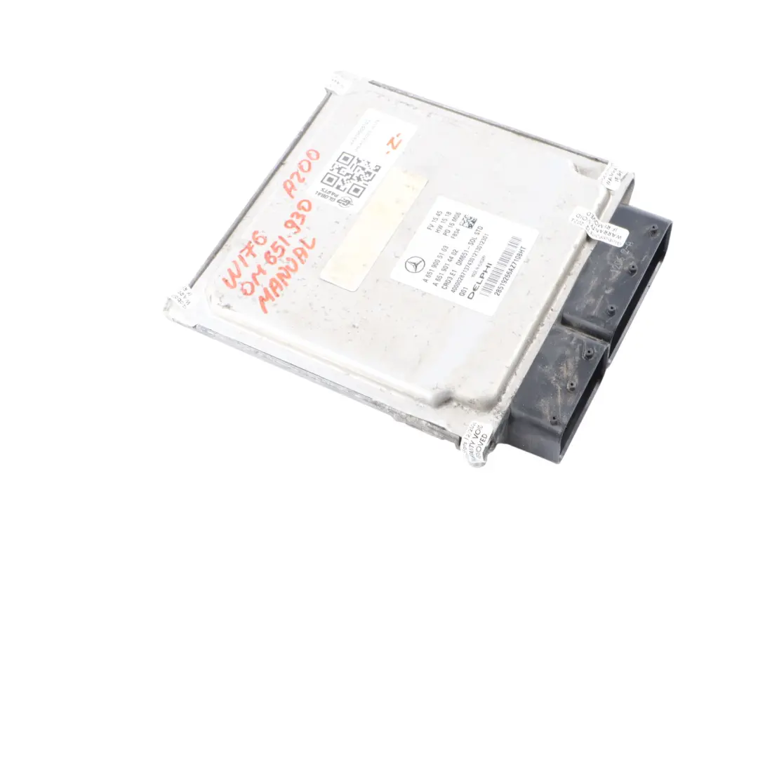 Mercedes A200 W176 2.1L OM651.930 Engine Control Unit ECU Manual - SKU A6519005103 - Part number A6519005103