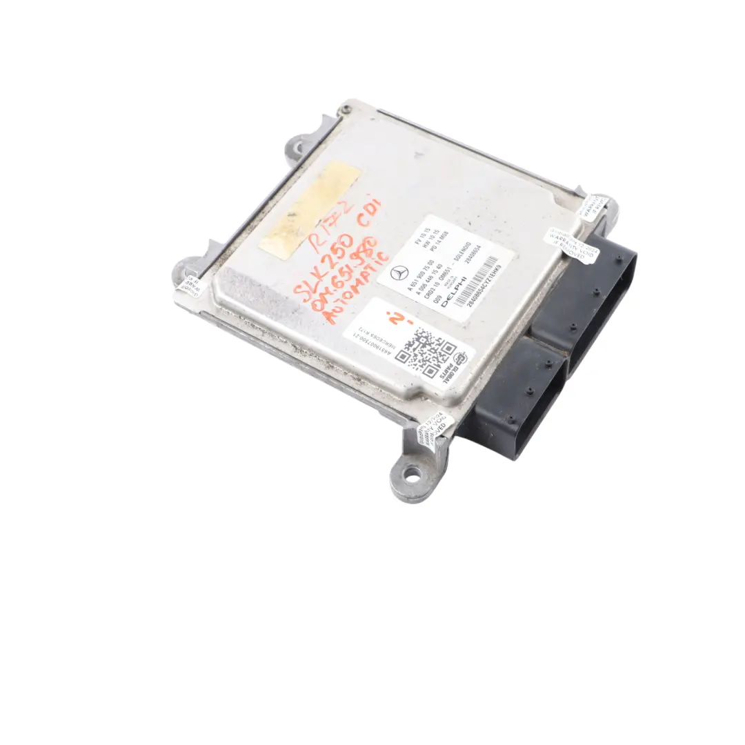 Mercedes SLK R172 250CDI OM651.980 Engine Control Unit ECU Automatic - SKU A6519007500-21 - Part number A6519007500