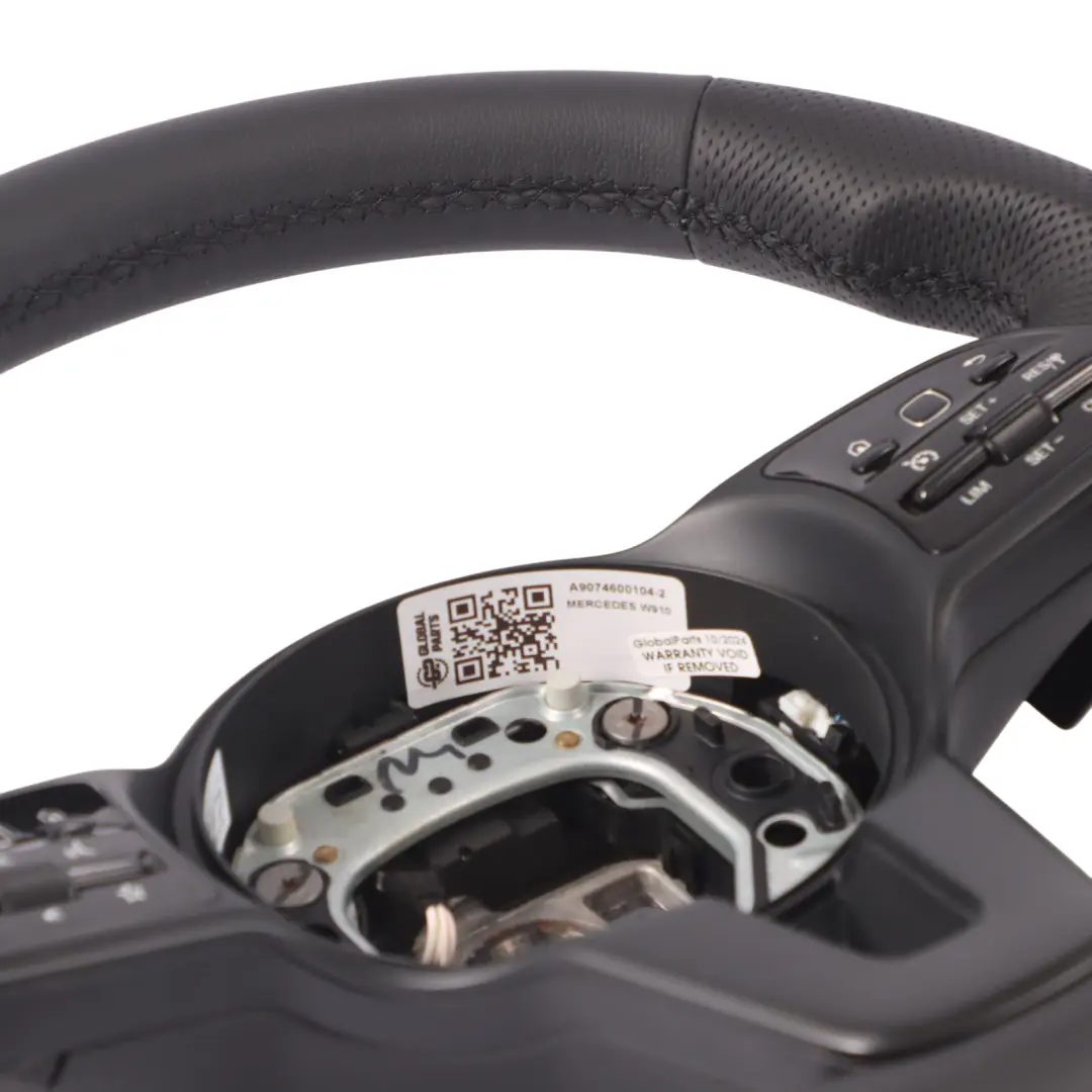 Steering Wheel Mercedes W907 W910 NEW Black Leather Paddle Shift A9074600802 to with Part number A9074600104 Steering Wheel Mercedes W907 W910 NEW Black Leather Paddle Shift A9074600802 - SKU A9074600104-2 - Part number A9074600104
