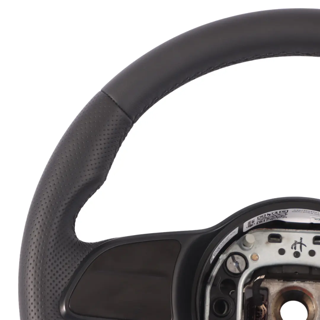  Steering Wheel Mercedes W907 W910 NEW Black Leather Multifunction - SKU A9074604203-2 - Part number A9074604203