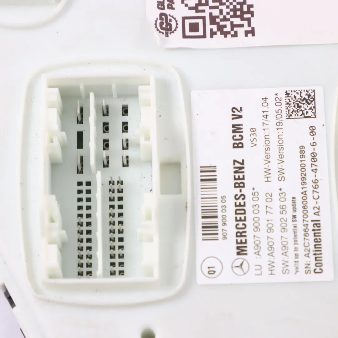 Mercedes Sprinter W907 W910 Body Control Modul BCM V2 ECU - SKU A9079000305 - Teilenummer A9079000305