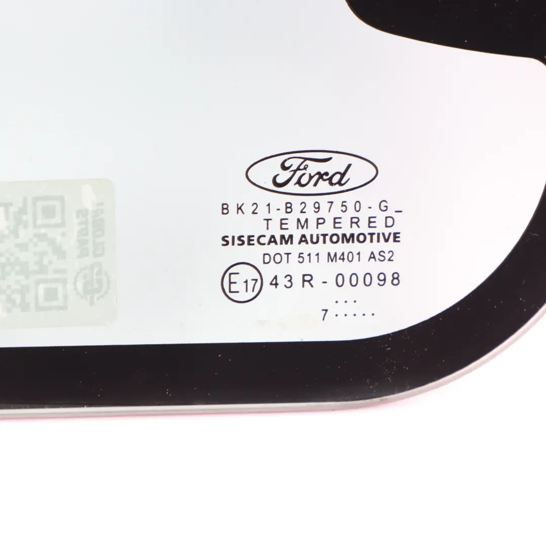 TTF Rear Right O/S Pop-Up Window Glass AS2 to Ford Tourneo Custom with Part number BK21-B29750-G Ford Tourneo Custom TTF Rear Right O/S Pop-Up Window Glass AS2 - SKU BK21-B29750-G - Part number BK21-B29750-G