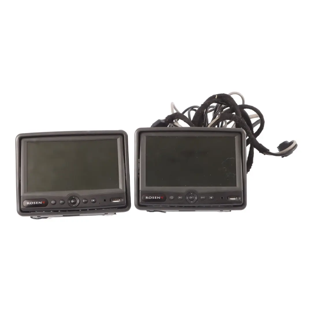  Rosen AV7500 Headrest Screen DVD Player HDMI/USB Set Dolby Digital BMW X6 E71 - SKU E71-DISPLAY-SEAT-SET - Part number E71-DISPLAY-SEAT-SET