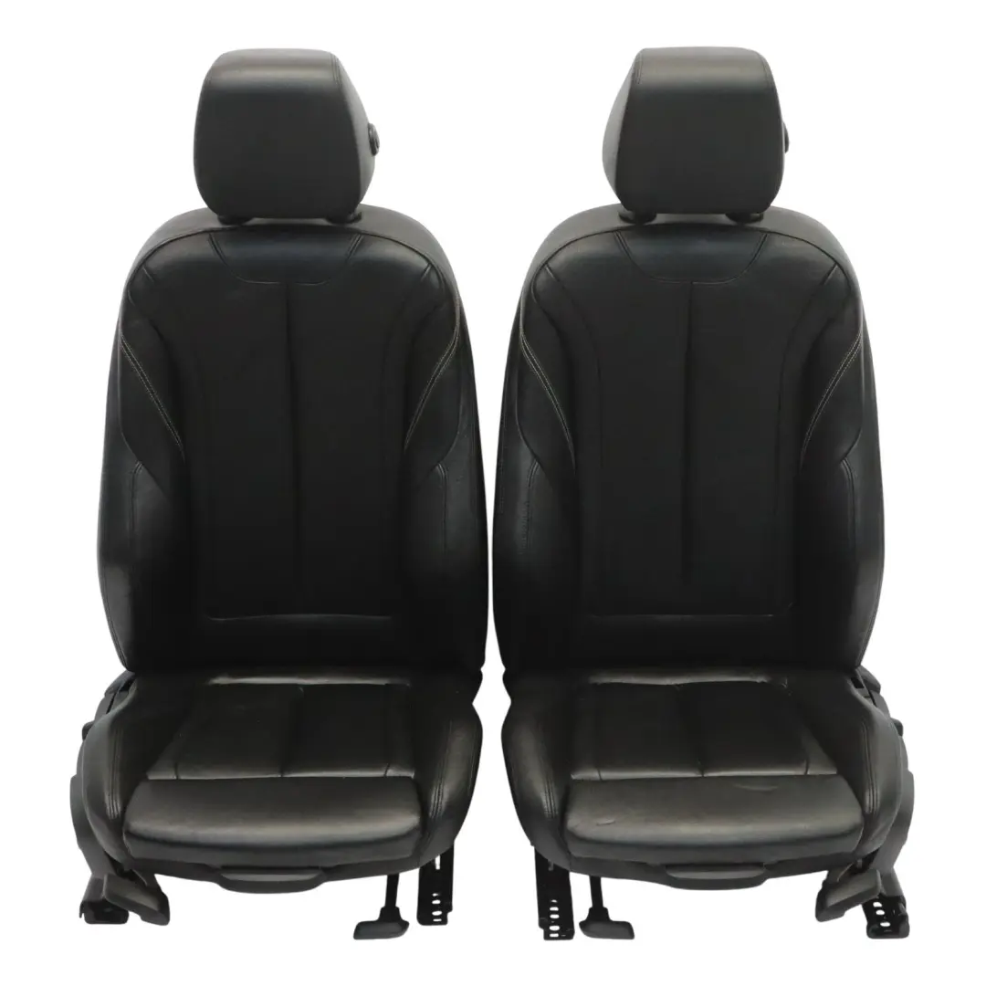  Asientos Delanteros BMW F30 F31 Izquierda Derecha Calefactables Dakota Black Set - SKU F31-FRONT-SEAT-DAKOTA-BLACK-EXCLUSIVE - Número de pieza F31-FRONT-SEAT-DAKOTA-BLACK
