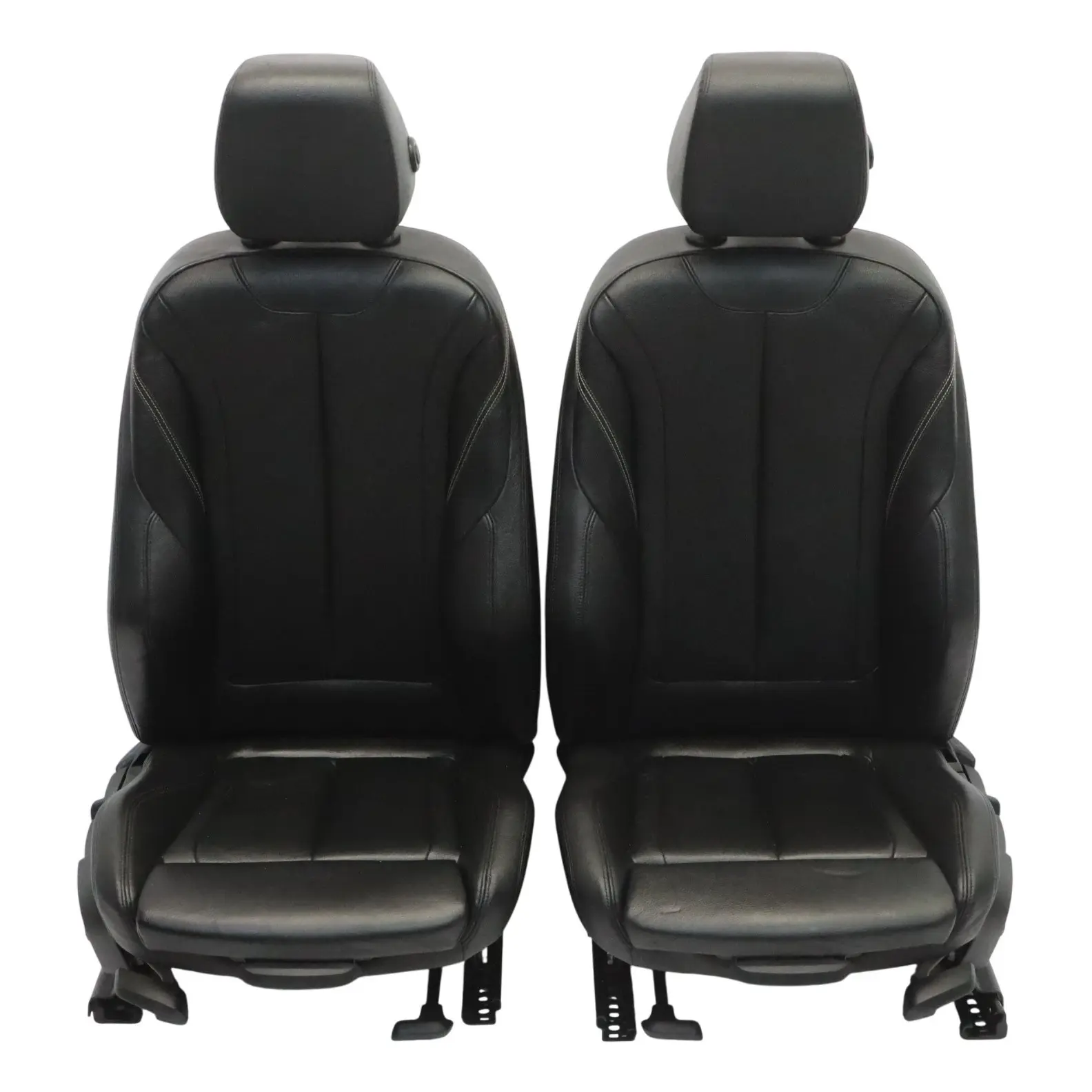 Asientos Delanteros BMW F30 F31 Izquierda Derecha Calefactables Dakota Black Set