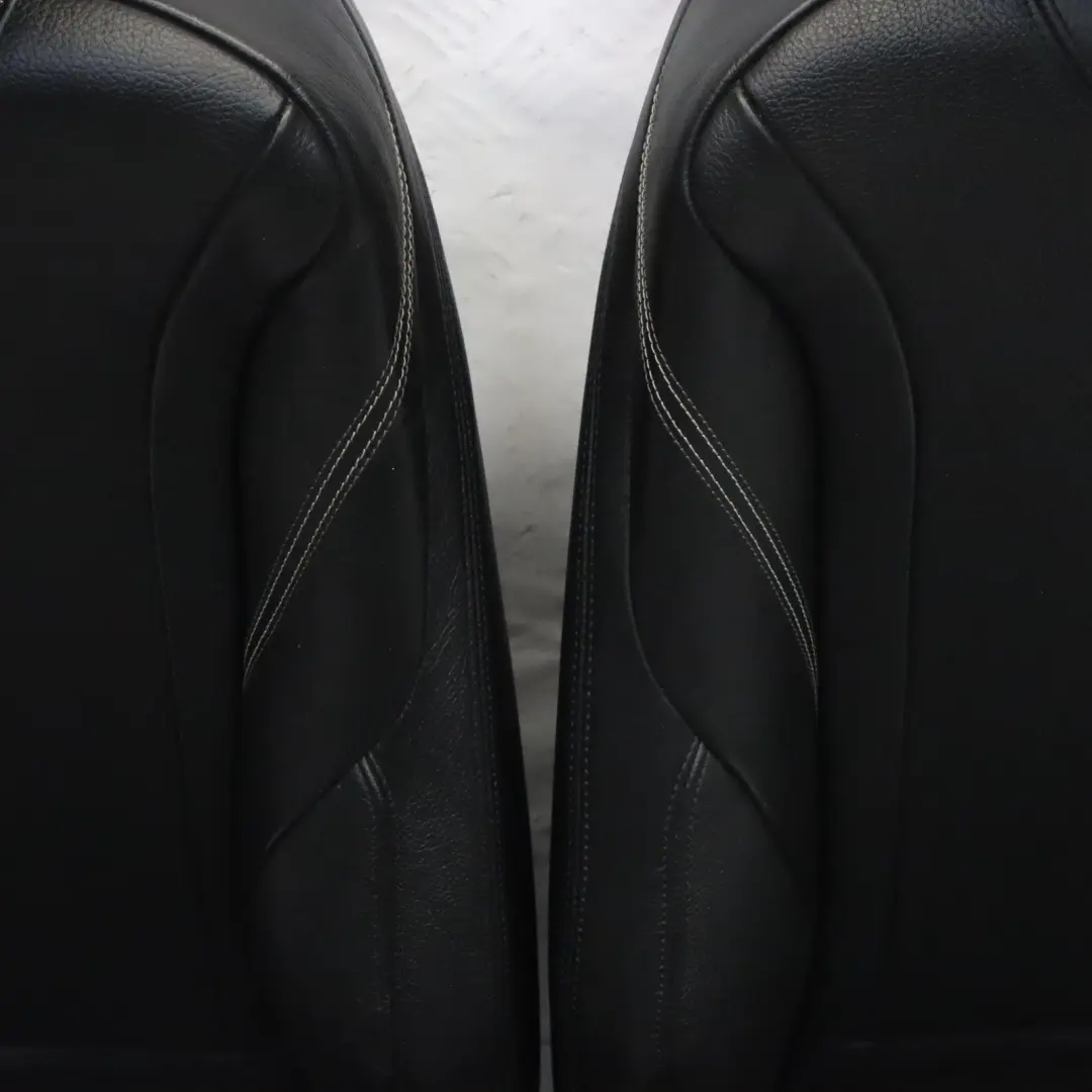  Vordersitze BMW F30 F31 Links Rechts Beheizt Dakota Schwarz Exklusiv Naht Set - SKU F31-FRONT-SEAT-DAKOTA-BLACK-EXCLUSIVE - Teilenummer F31-FRONT-SEAT-DAKOTA-BLACK