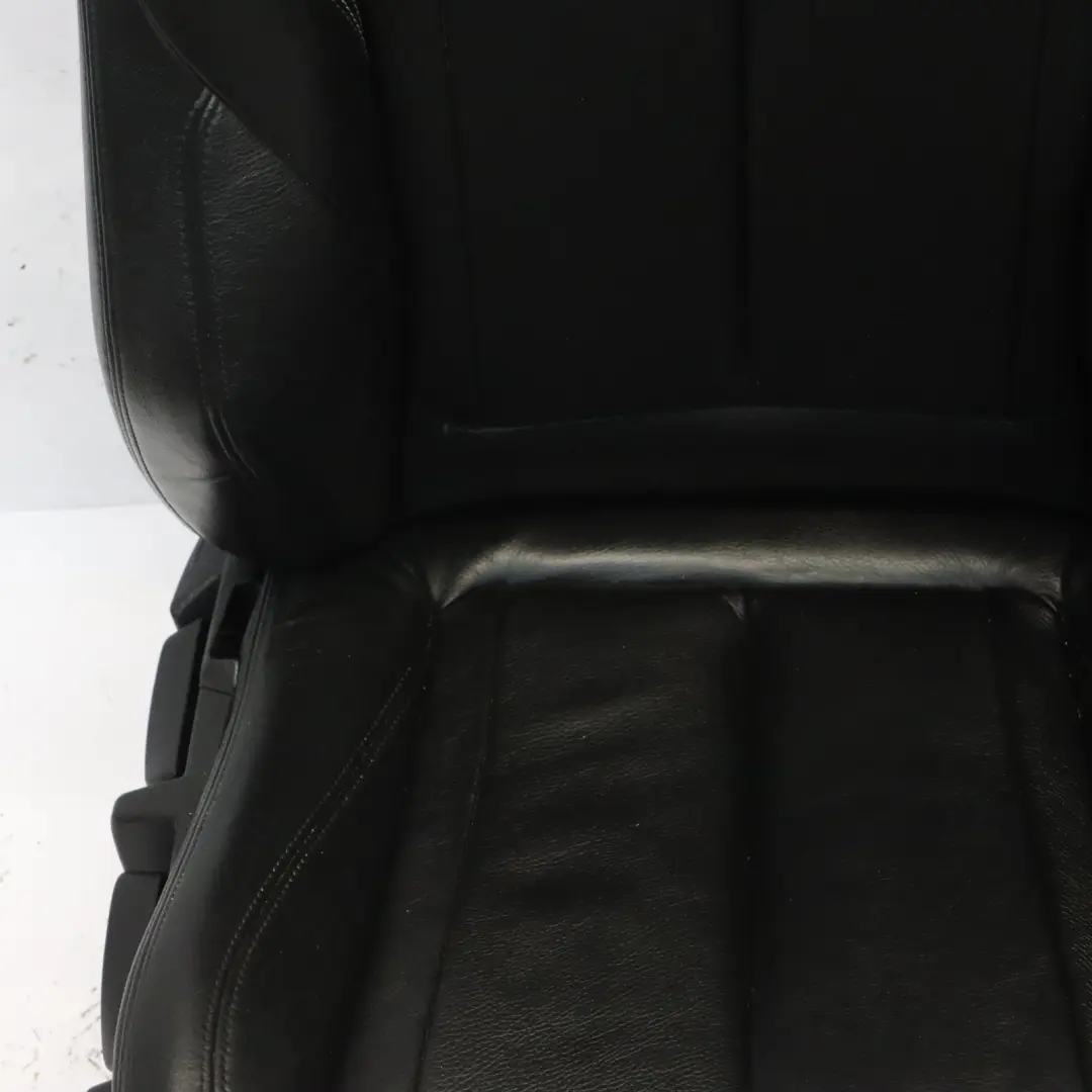  Front Seats BMW F30 F31 Left Right N/O/S Heated Dakota Black Exclusive Seam Set - SKU F31-FRONT-SEAT-DAKOTA-BLACK-EXCLUSIVE - Part number F31-FRONT-SEAT-DAKOTA-BLACK