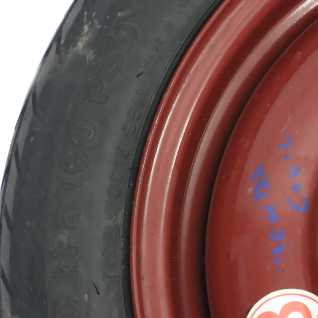 Honda Civic Roue de secours en acier 125/70R15 ET:45 - SKU HONDA-CIVIC-SPARE-WHEEL - Numéro de pièce HONDA-CIVIC-SPARE-WHEEL