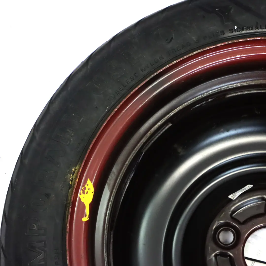 Honda Civic Space Saver Steel Spare Wheel 125/70R15 ET:45 4 Stud - SKU HONDA-CIVIC-SPARE-WHEEL - Part number HONDA-CIVIC-SPARE-WHEEL