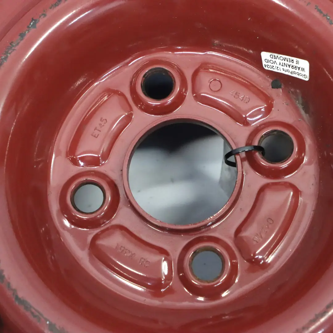 Ruota di scorta in acciaio 125/70R15 ET:45 per Honda Civic con numero di parte HONDA-CIVIC-SPARE-WHEEL Honda Civic Ruota di scorta in acciaio 125/70R15 ET:45 - SKU HONDA-CIVIC-SPARE-WHEEL - Numero di parte HONDA-CIVIC-SPARE-WHEEL