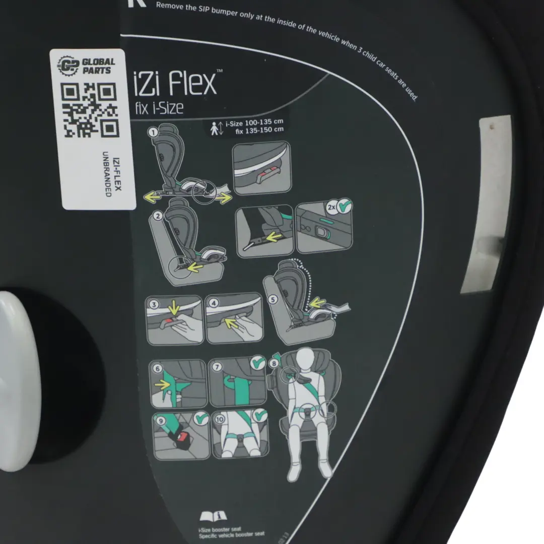  BeSafe iZi Flex FIX i-Size Rear Passenger Seat Booster - SKU IZI-FLEX - Part number IZI-FLEX