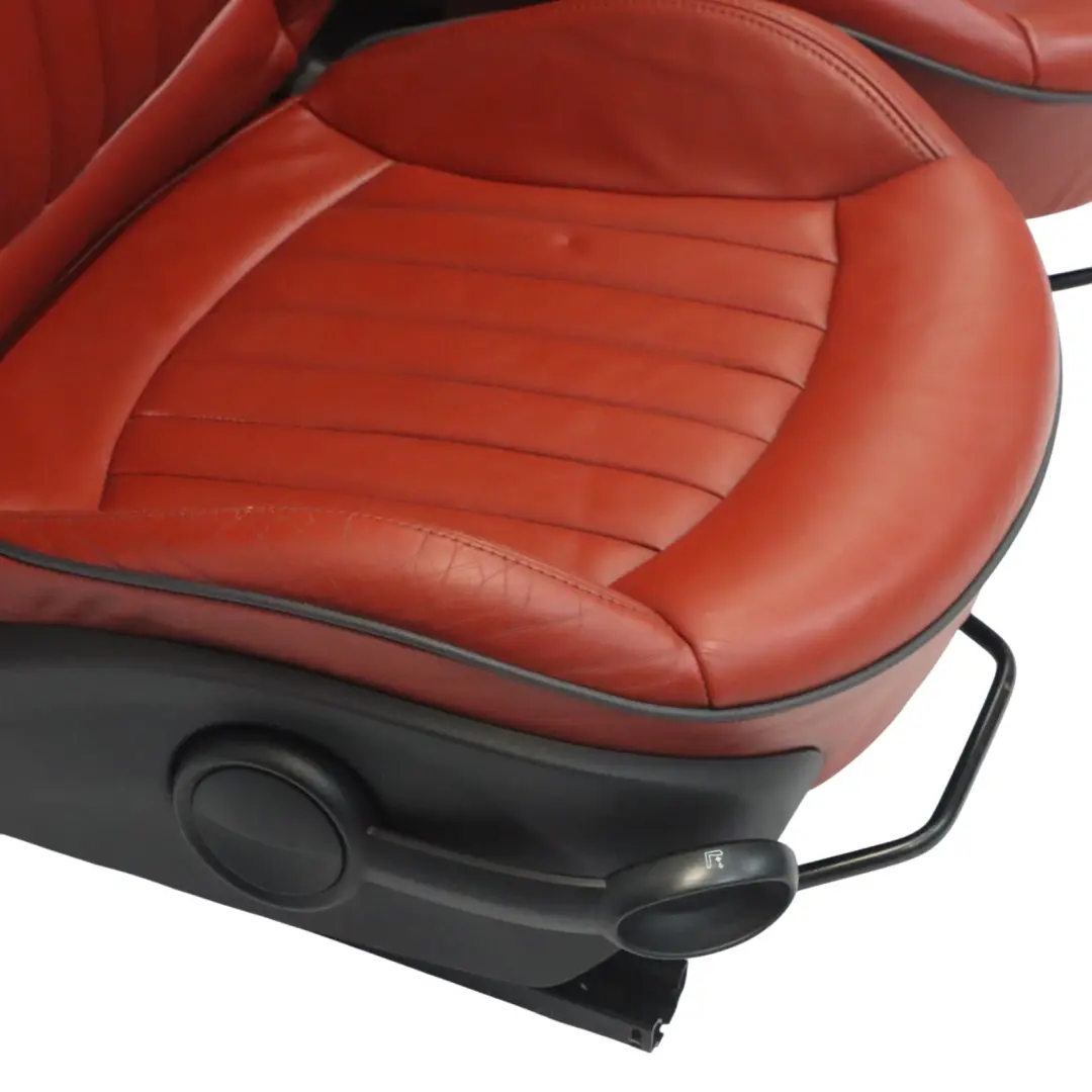Mini Deportes calefacción cuero completo Salón madera roja Asientos - SKU R56 Sports Full Leather Red Seats-1 - Número de pieza R56