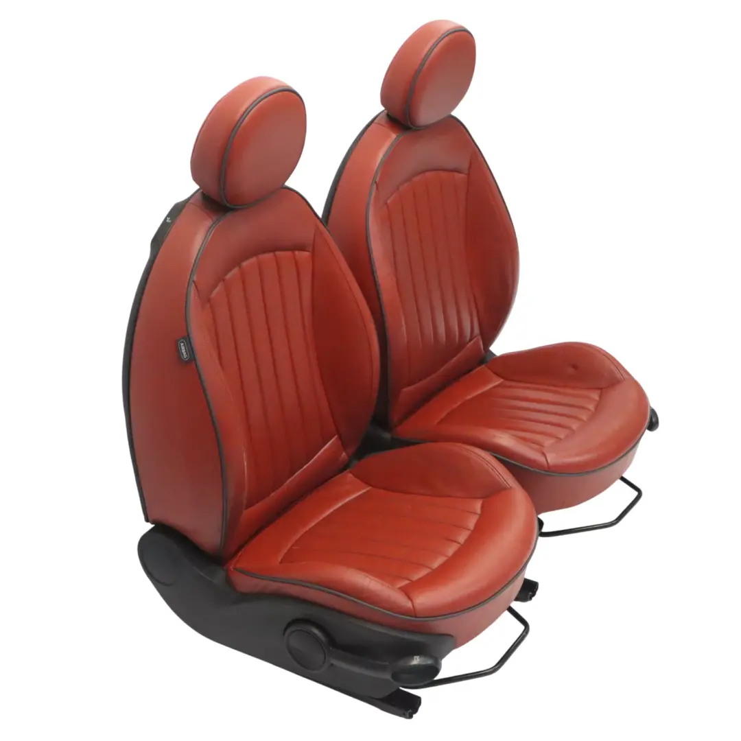 Mini Deportes calefacción cuero completo Salón madera roja Asientos - SKU R56 Sports Full Leather Red Seats-1 - Número de pieza R56