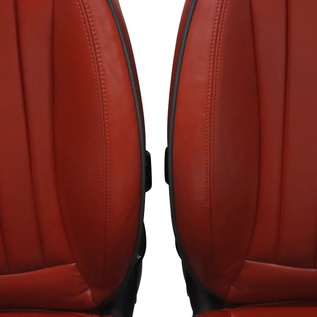 Deportes calefacción cuero completo Salón madera roja Asientos para Mini con número de pieza R56 Mini Deportes calefacción cuero completo Salón madera roja Asientos - SKU R56 Sports Full Leather Red Seats-1 - Número de pieza R56