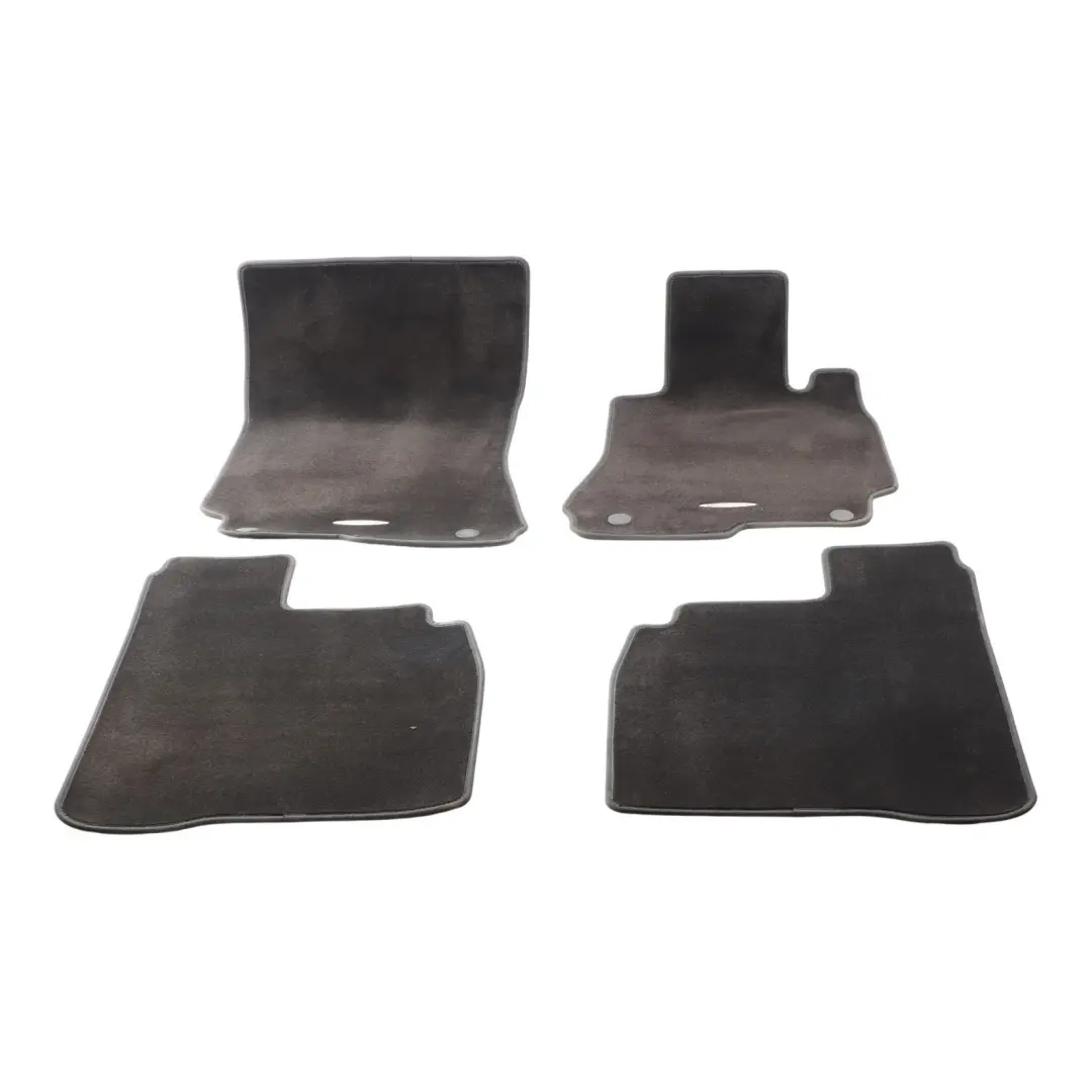 Interior Carpet Floor Mats Black Front Rear Set A2056802601 to Mercedes W221 with Part number 006483 Mercedes W221 Interior Carpet Floor Mats Black Front Rear Set A2056802601 - SKU RHD-006483 - Part number 006483