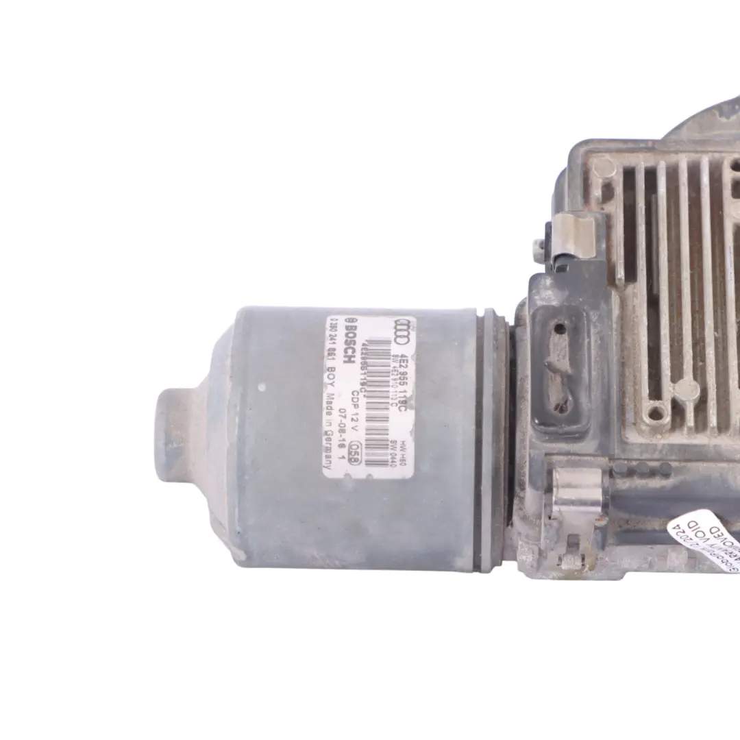 Audi S8 D3 Windscreen Wiper Motor Linkage Mechanism Assembly - SKU RHD-4E2955603E - Part number 4E2955603E