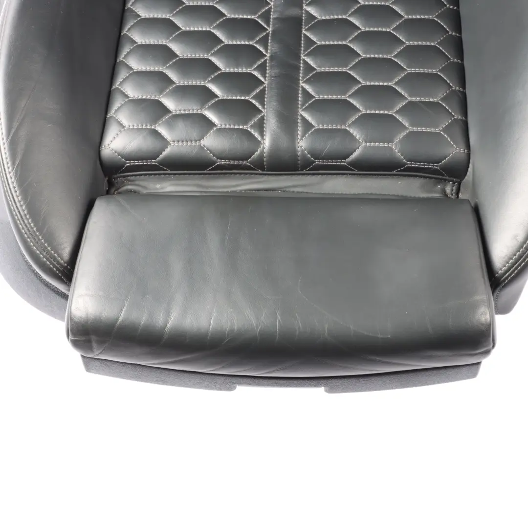 Front Right O/S Interior Memory Heated Leather Soul Black to Audi RS6 C7 Avant Seat with Part number 4G0881806AM Audi RS6 C7 Avant Seat Front Right O/S Interior Memory Heated Leather Soul Black - SKU RHD-4G0881806AM - Part number 4G0881806AM