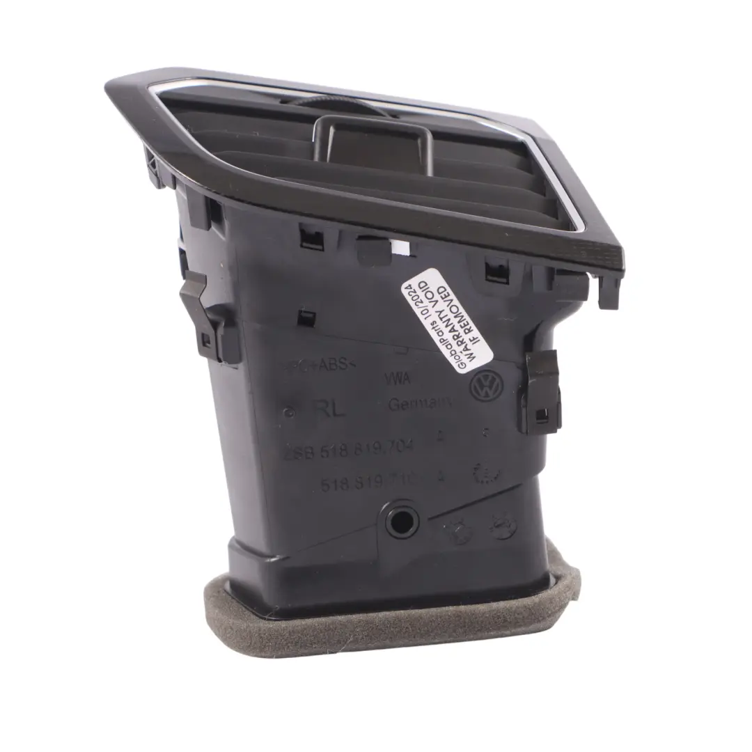 Front Dashboard Air Vent Nozzle Right O/S to Volkswagen Golf Sportsvan with Part number 518819704A Volkswagen Golf Sportsvan Front Dashboard Air Vent Nozzle Right O/S - SKU RHD-518819704A - Part number 518819704A