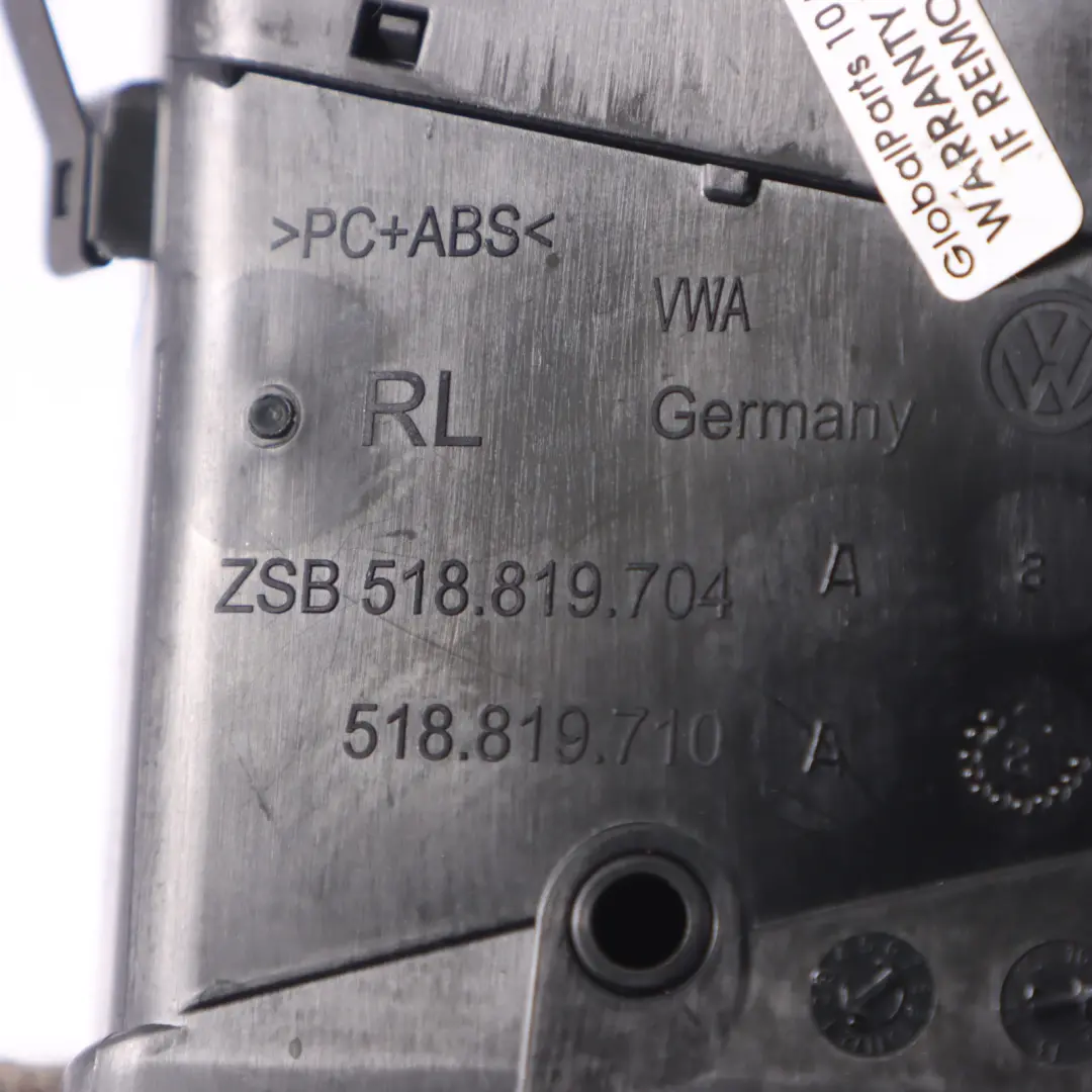 Front Dashboard Air Vent Nozzle Right O/S to Volkswagen Golf Sportsvan with Part number 518819704A Volkswagen Golf Sportsvan Front Dashboard Air Vent Nozzle Right O/S - SKU RHD-518819704A - Part number 518819704A