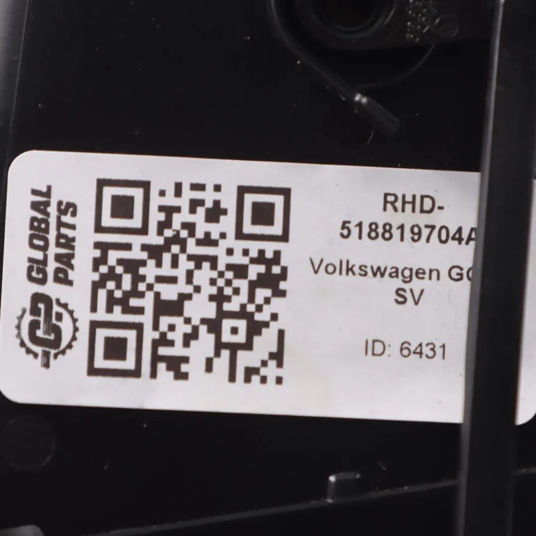 Front Dashboard Air Vent Nozzle Right O/S to Volkswagen Golf Sportsvan with Part number 518819704A Volkswagen Golf Sportsvan Front Dashboard Air Vent Nozzle Right O/S - SKU RHD-518819704A - Part number 518819704A