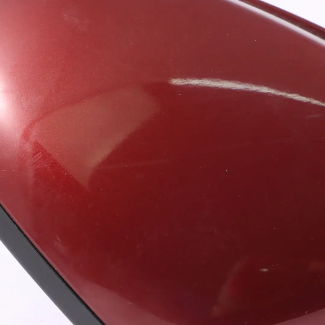 VW Golf Sportsvan Mirror Wing Left N/S Door Cranberry Red A3R - SKU RHD-518857507R-CRE - Part number 518857507R