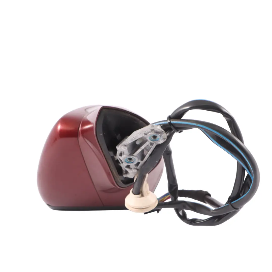 VW Golf Sportsvan Mirror Wing Left N/S Door Cranberry Red A3R - SKU RHD-518857507R-CRE - Part number 518857507R