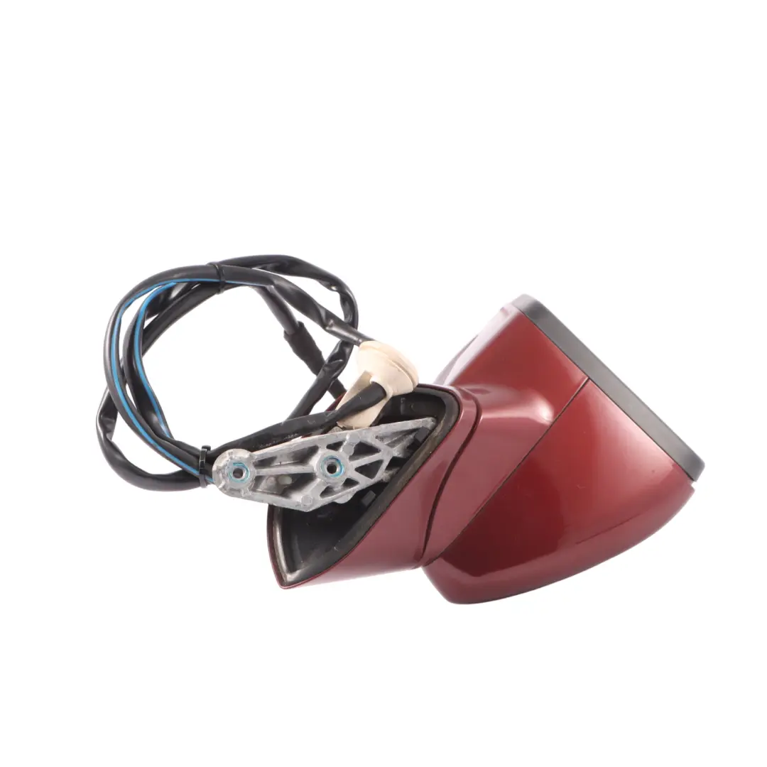 VW Golf Sportsvan Mirror Wing Left N/S Door Cranberry Red A3R - SKU RHD-518857507R-CRE - Part number 518857507R
