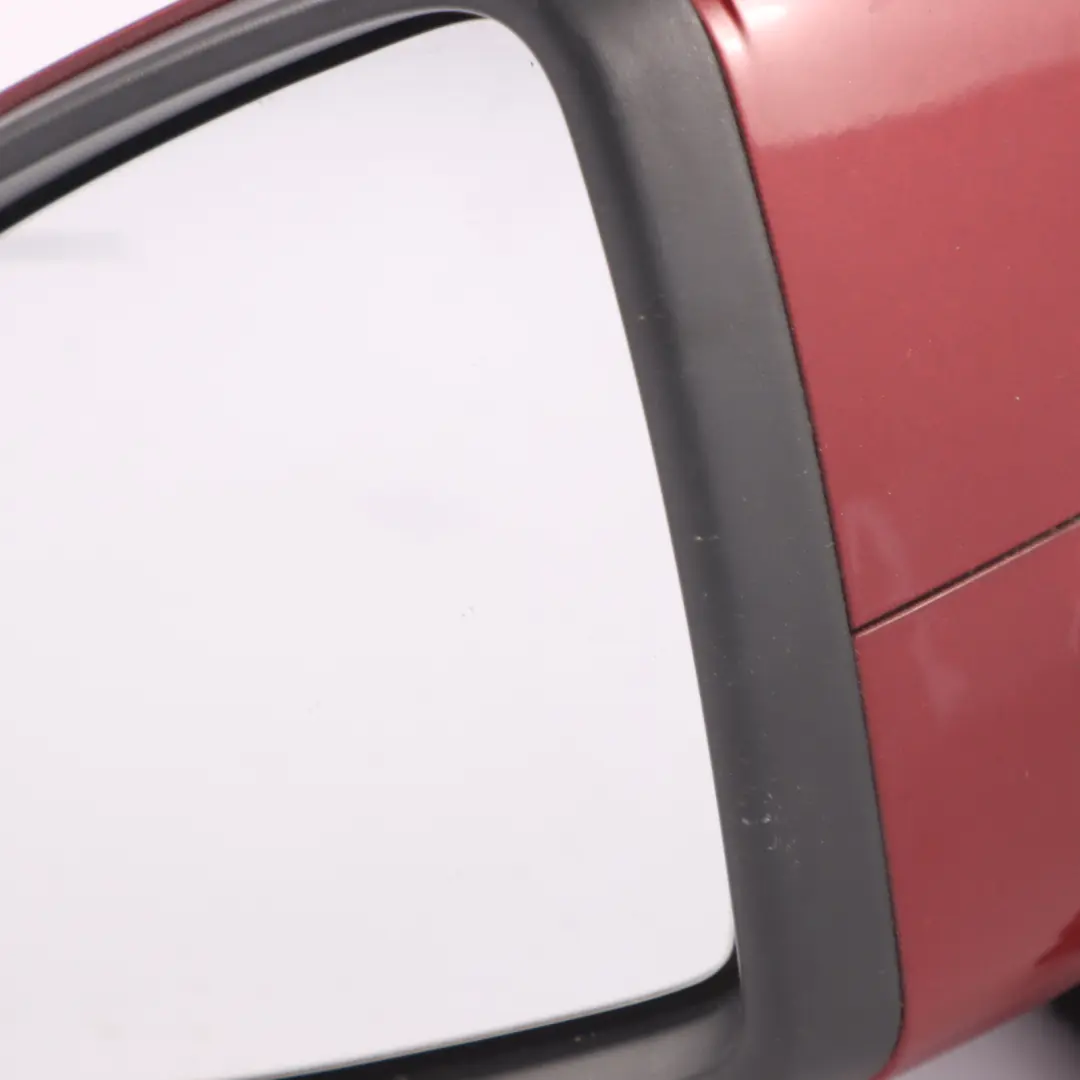 Mirror Wing Left N/S Door Cranberry Red A3R to VW Golf Sportsvan with Part number 518857507R VW Golf Sportsvan Mirror Wing Left N/S Door Cranberry Red A3R - SKU RHD-518857507R-CRE - Part number 518857507R
