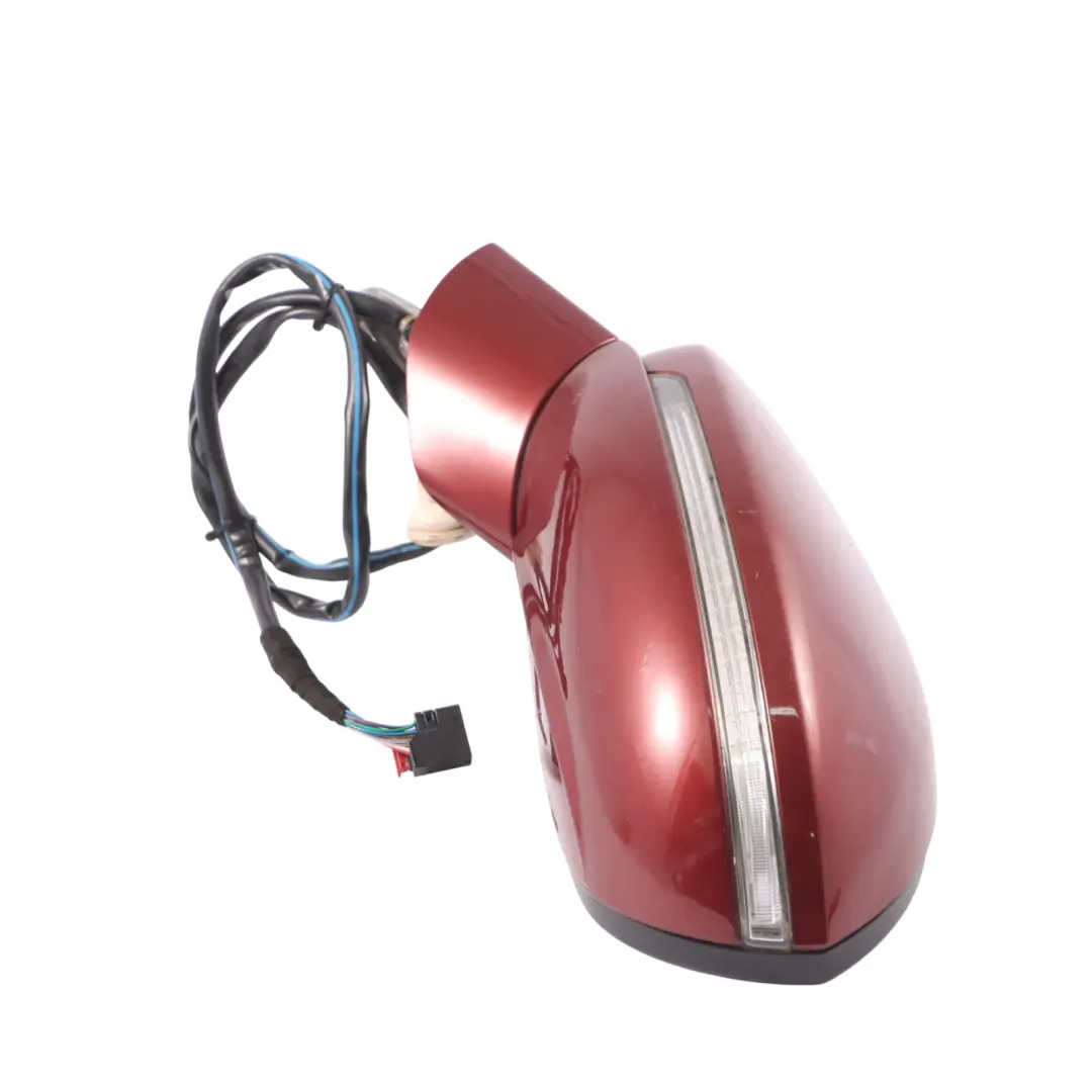 Mirror Wing Left N/S Door Cranberry Red A3R to VW Golf Sportsvan with Part number 518857507R VW Golf Sportsvan Mirror Wing Left N/S Door Cranberry Red A3R - SKU RHD-518857507R-CRE - Part number 518857507R