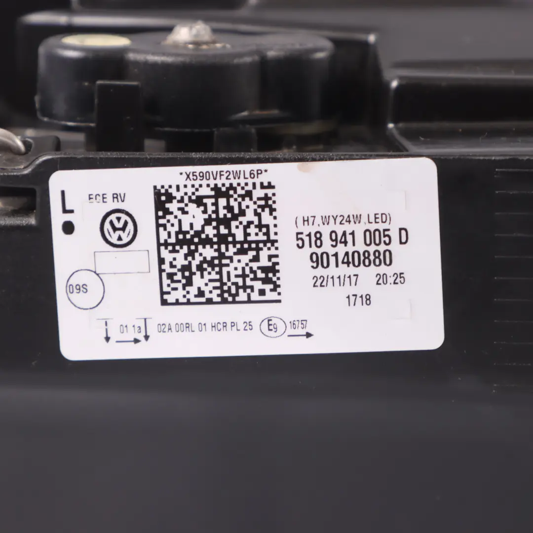 Headlight Headlamp Front Left N/S Lamp to Volkswagen VW Golf SV with Part number 518941005D Volkswagen VW Golf SV Headlight Headlamp Front Left N/S Lamp - SKU RHD-518941005D - Part number 518941005D