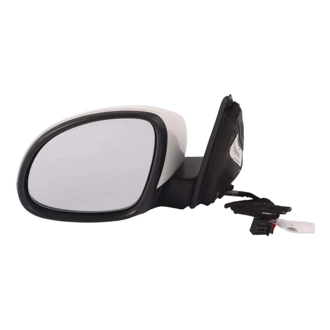 Volkswagen Tiguan Door Wing Mirror View Left N/S Candy White - B9A - SKU RHD-5N2857507M-CAN - Part number 5N2857507M