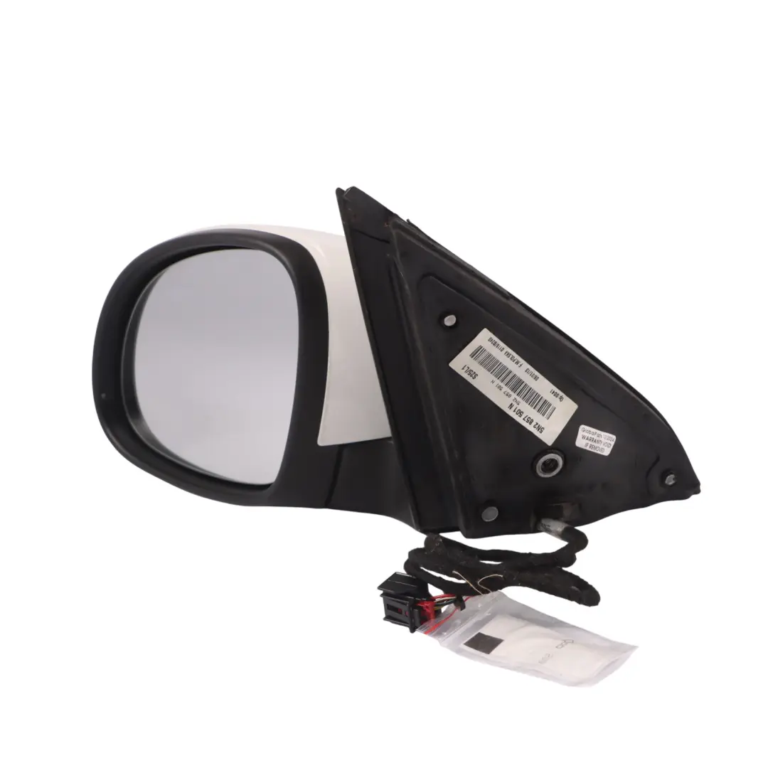 Door Wing Mirror View Left N/S Candy White - B9A to Volkswagen Tiguan with Part number 5N2857507M Volkswagen Tiguan Door Wing Mirror View Left N/S Candy White - B9A - SKU RHD-5N2857507M-CAN - Part number 5N2857507M