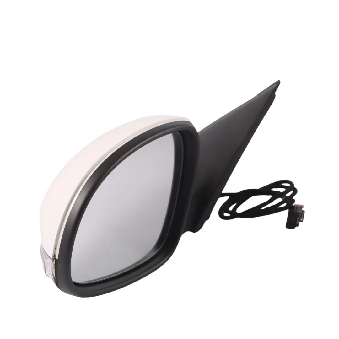 Volkswagen Tiguan Door Wing Mirror View Left N/S Candy White - B9A - SKU RHD-5N2857507M-CAN - Part number 5N2857507M