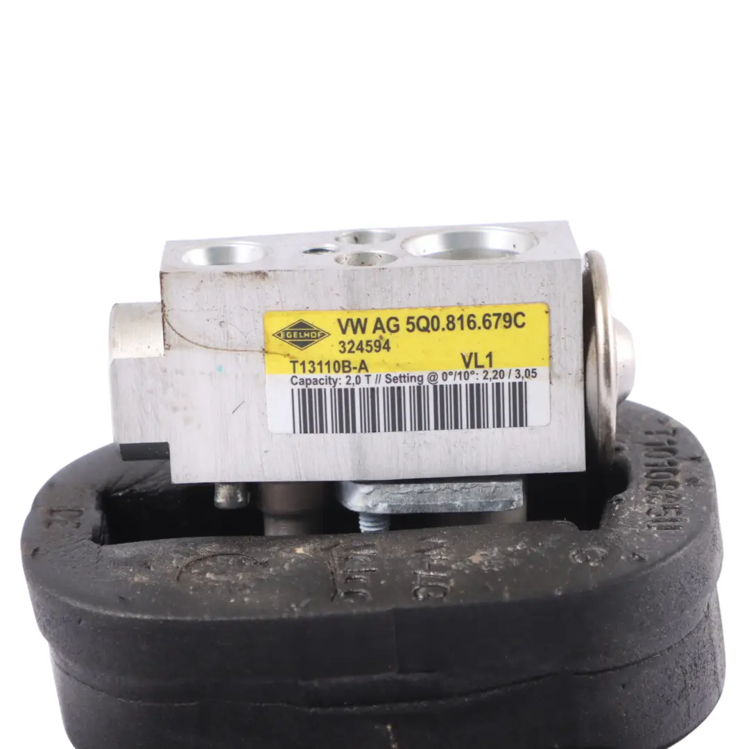 A/C Air Condition Evaporator Expansion Valve to VW Golf Sportsvan with Part number 5Q2816100A VW Golf Sportsvan A/C Air Condition Evaporator Expansion Valve - SKU RHD-5Q2816100A - Part number 5Q2816100A