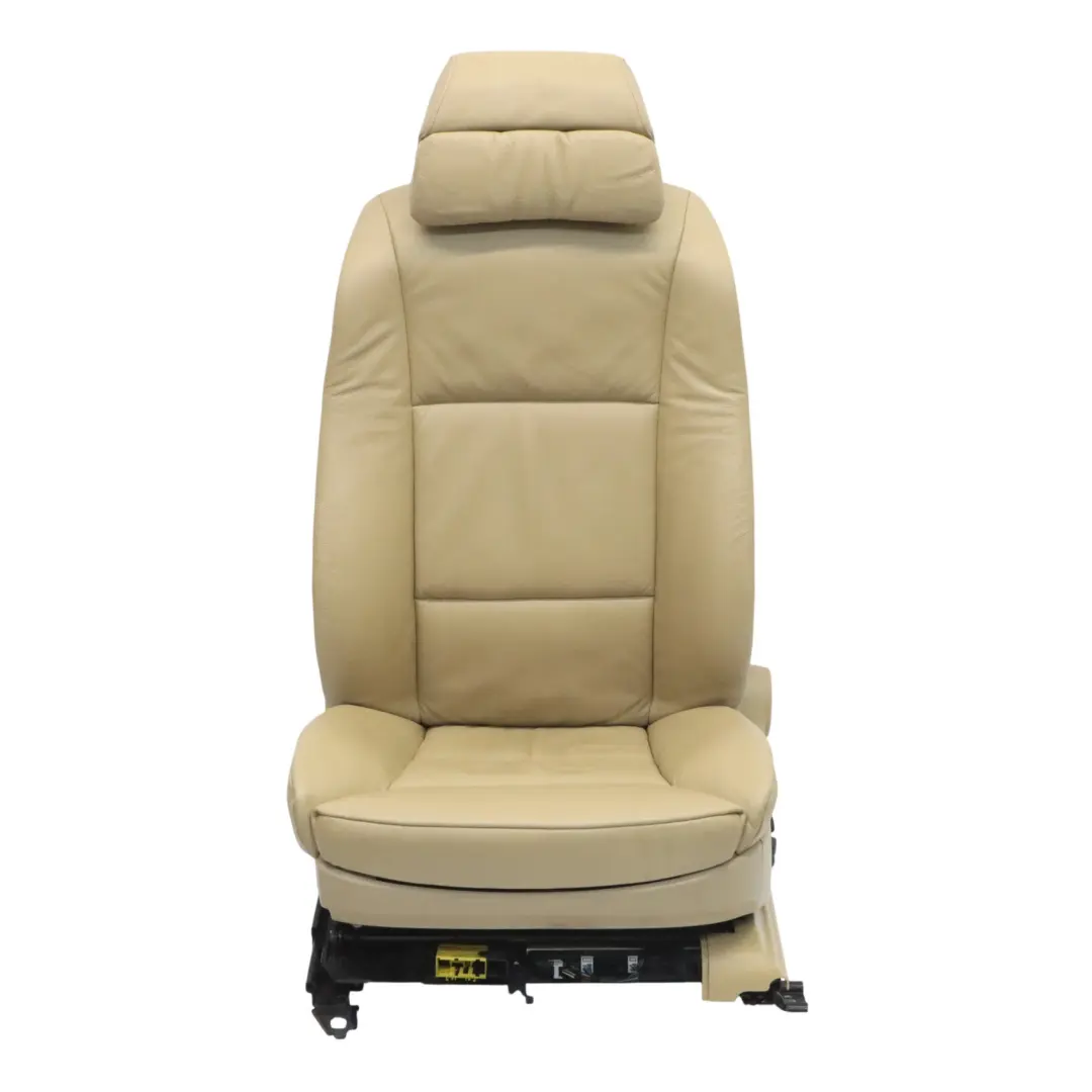 Front Seat BMW E60 E61 Comfort Beige Leather Dakota Left N/S with Memory to with Part number 7076645 Front Seat BMW E60 E61 Comfort Beige Leather Dakota Left N/S with Memory - SKU rhd-7076645-1 - Part number 7076645
