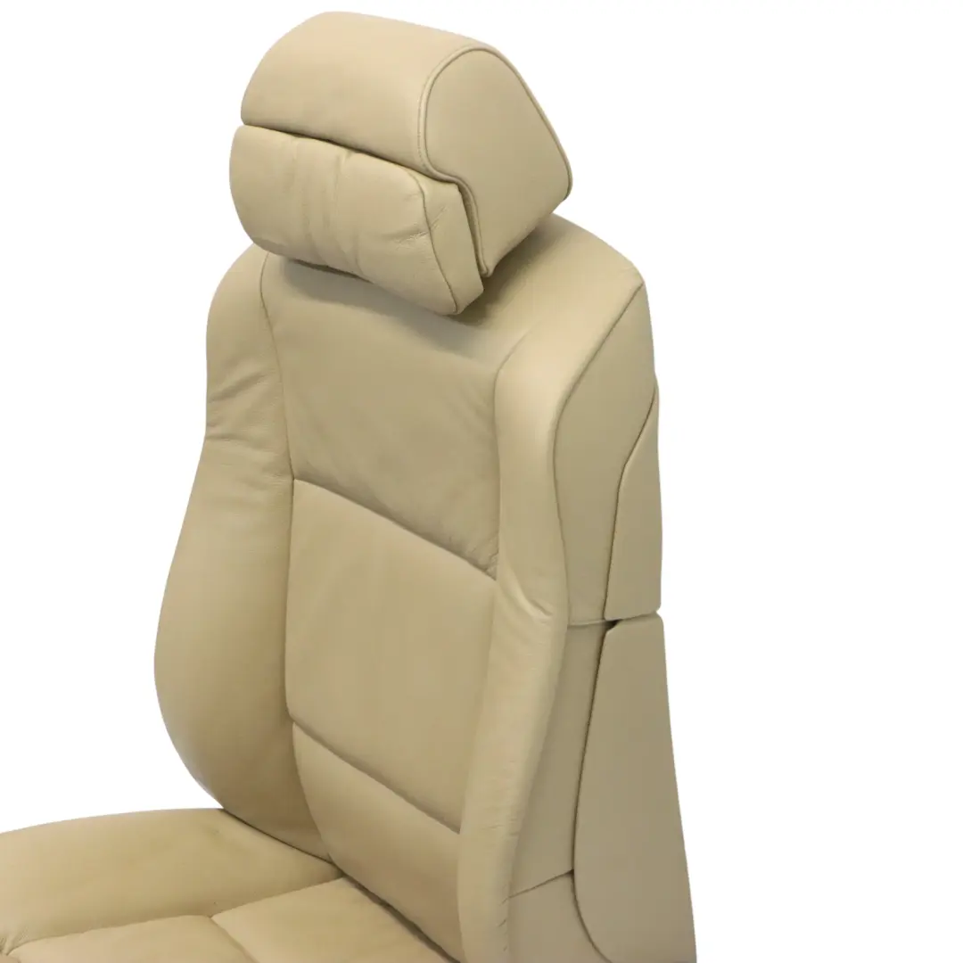 Front Seat BMW E60 E61 Comfort Beige Leather Dakota Left N/S with Memory to with Part number 7076645 Front Seat BMW E60 E61 Comfort Beige Leather Dakota Left N/S with Memory - SKU rhd-7076645-1 - Part number 7076645