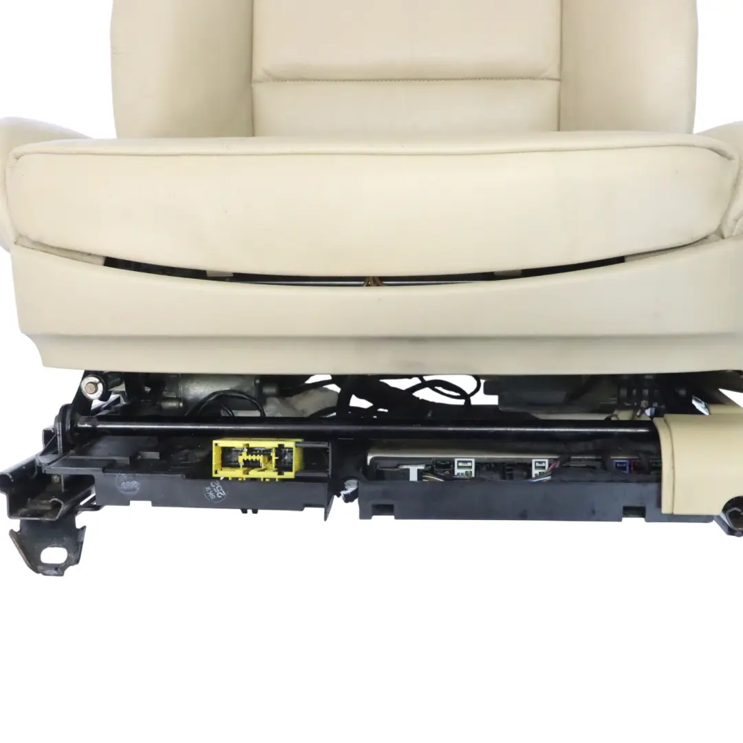 Front Seat BMW E60 E61 Comfort Beige Leather Dakota Left N/S with Memory to with Part number 7076645 Front Seat BMW E60 E61 Comfort Beige Leather Dakota Left N/S with Memory - SKU rhd-7076645-1 - Part number 7076645