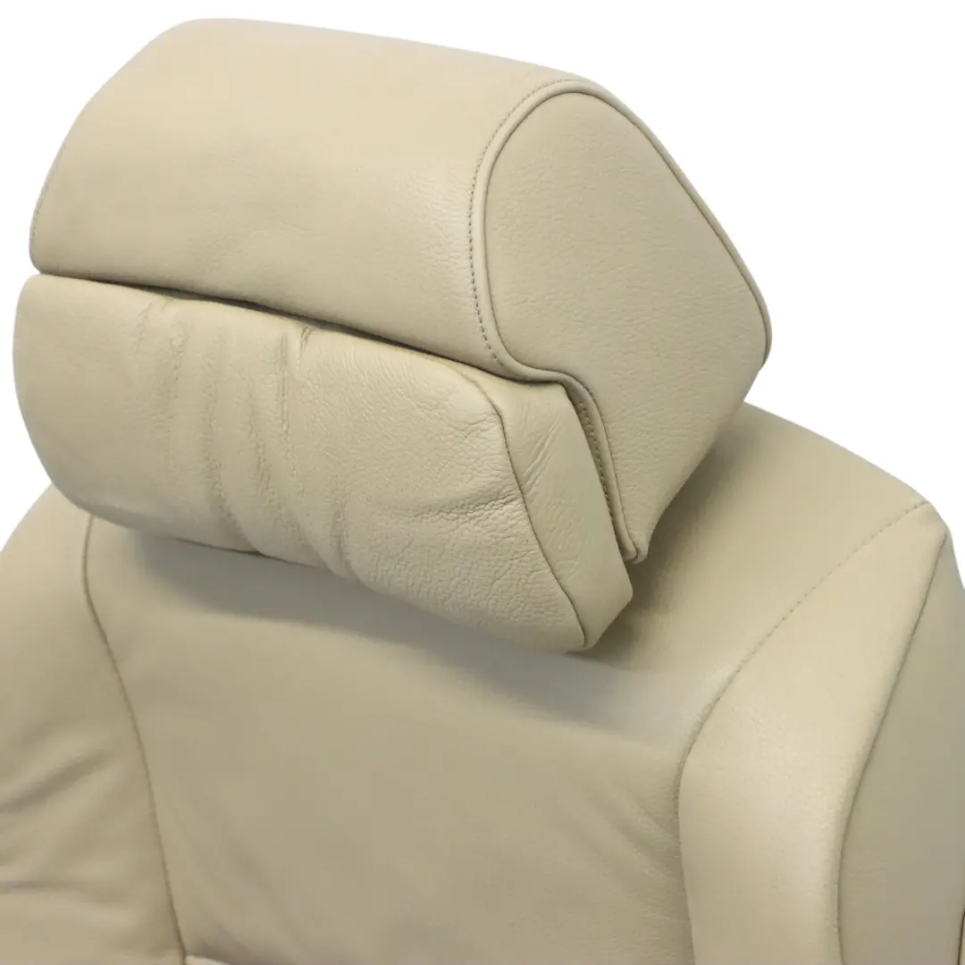 Front Seat BMW E60 E61 Comfort Beige Leather Dakota Left N/S with Memory to with Part number 7076645 Front Seat BMW E60 E61 Comfort Beige Leather Dakota Left N/S with Memory - SKU rhd-7076645-1 - Part number 7076645