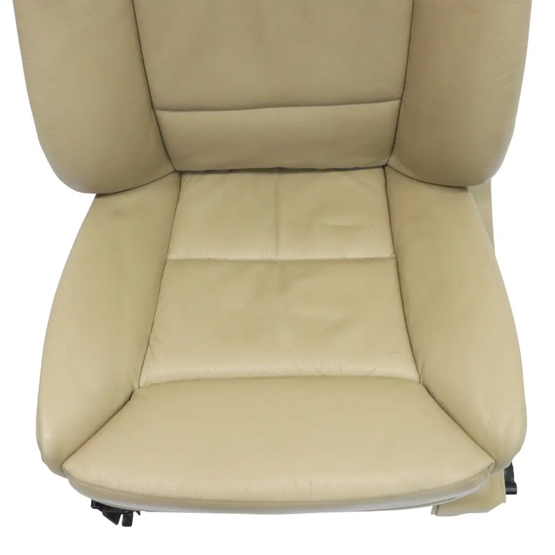 Front Seat BMW E60 E61 Comfort Beige Leather Dakota Left N/S with Memory to with Part number 7076645 Front Seat BMW E60 E61 Comfort Beige Leather Dakota Left N/S with Memory - SKU rhd-7076645-1 - Part number 7076645