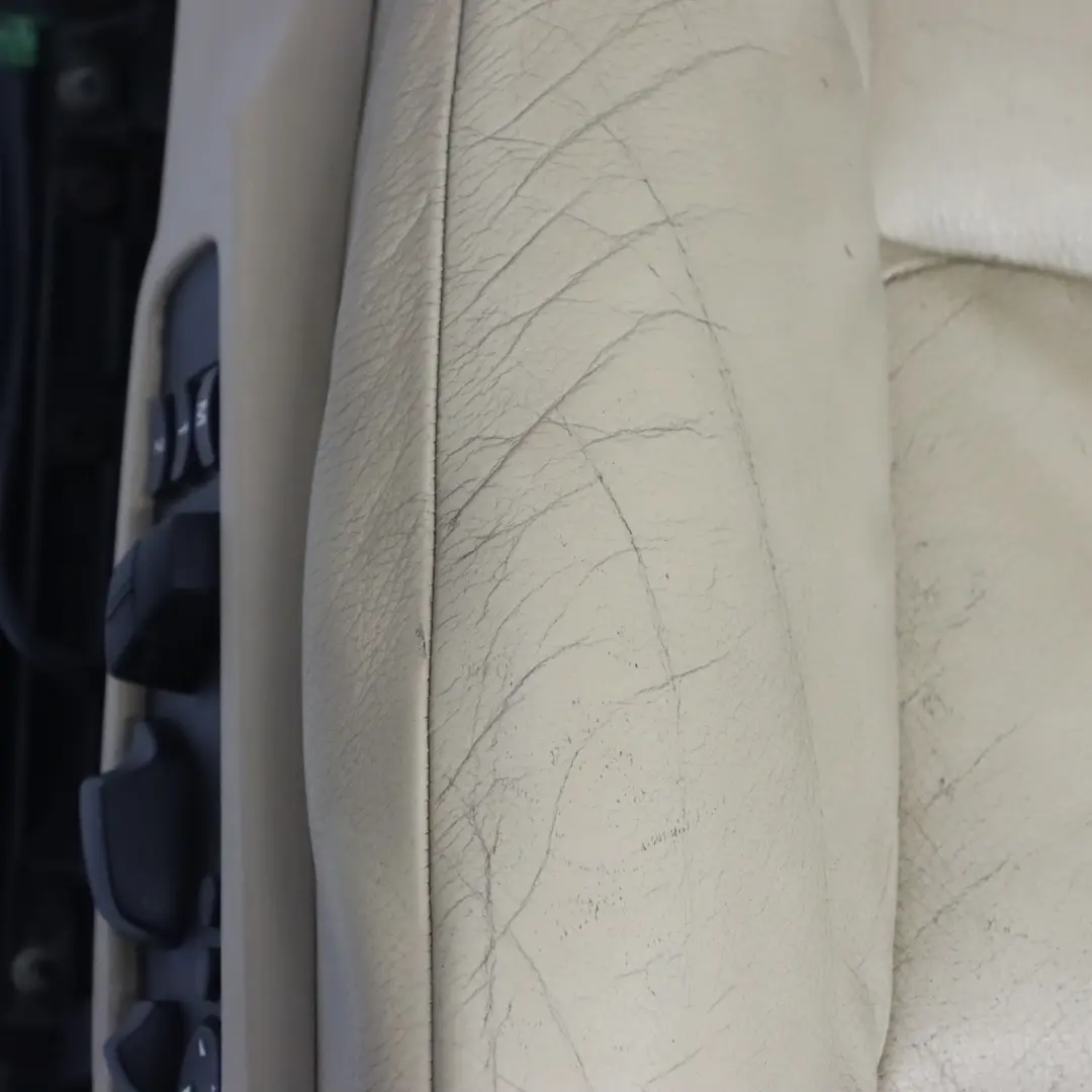 Front Seat BMW E60 E61 Comfort Beige Leather Dakota Right O/S with Memory to with Part number 7076645 Front Seat BMW E60 E61 Comfort Beige Leather Dakota Right O/S with Memory - SKU RHD-7076645 - Part number 7076645