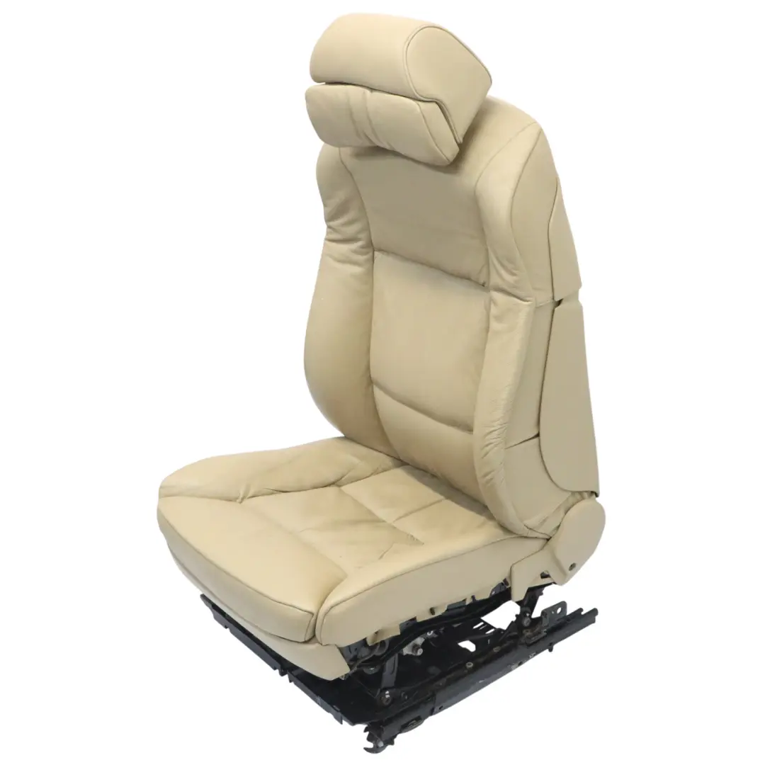 Front Seat BMW E60 E61 Comfort Beige Leather Dakota Right O/S with Memory to with Part number 7076645 Front Seat BMW E60 E61 Comfort Beige Leather Dakota Right O/S with Memory - SKU RHD-7076645 - Part number 7076645