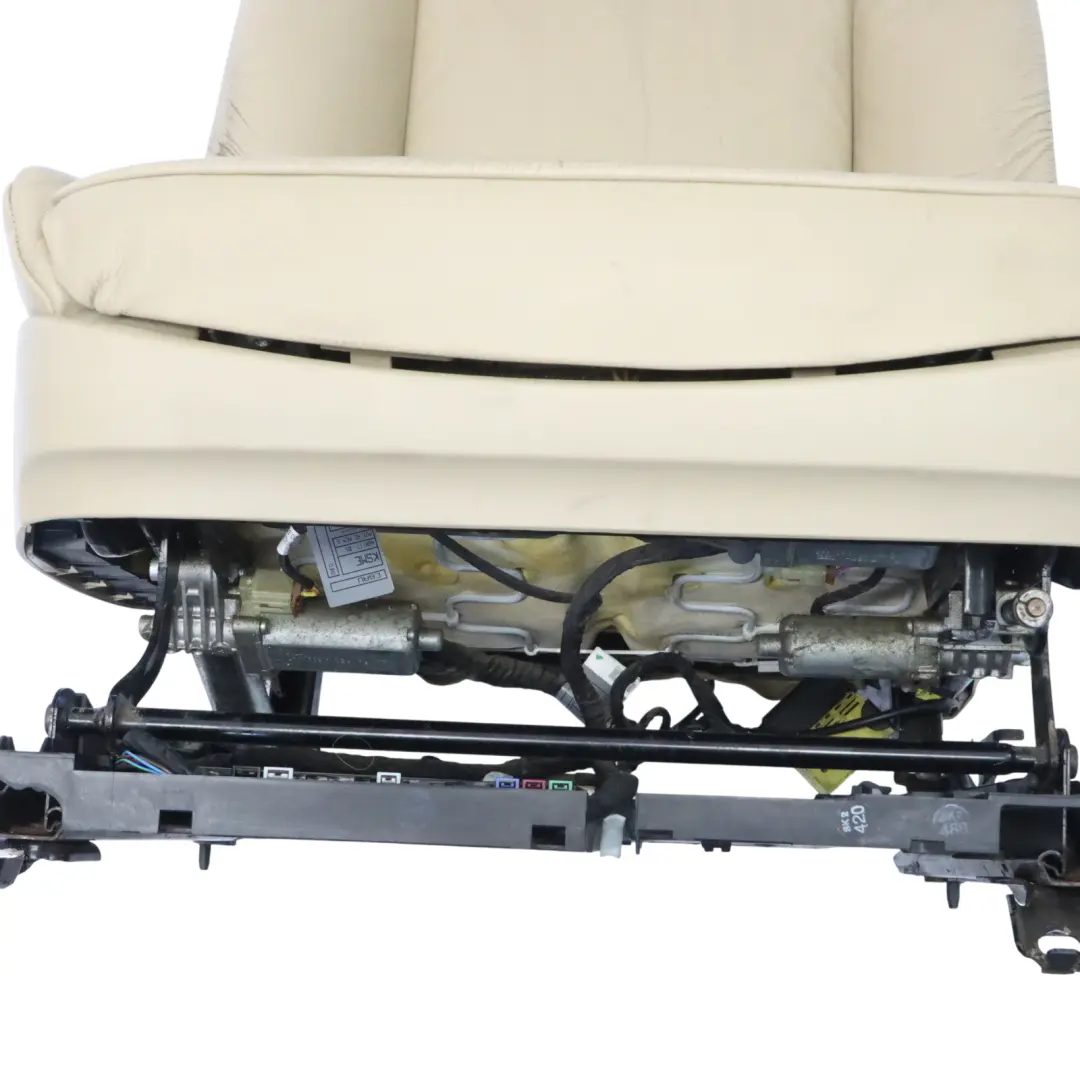 Front Seat BMW E60 E61 Comfort Beige Leather Dakota Right O/S with Memory to with Part number 7076645 Front Seat BMW E60 E61 Comfort Beige Leather Dakota Right O/S with Memory - SKU RHD-7076645 - Part number 7076645